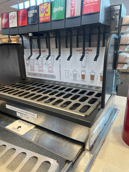 Drink Dispenser insert-supports 8 drink station-for older drink stations like in Malls