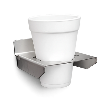 Stainless Steel Wall-Mounted Cup Holder