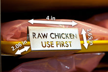 Use First Tray Clips Raw Chicken