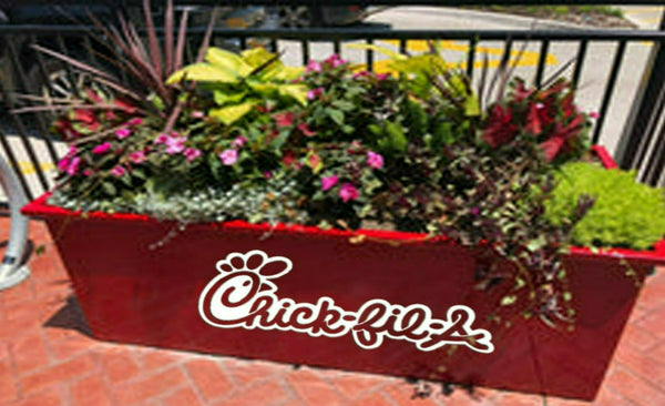 CFA Outdoor Planter Extra Large with script words